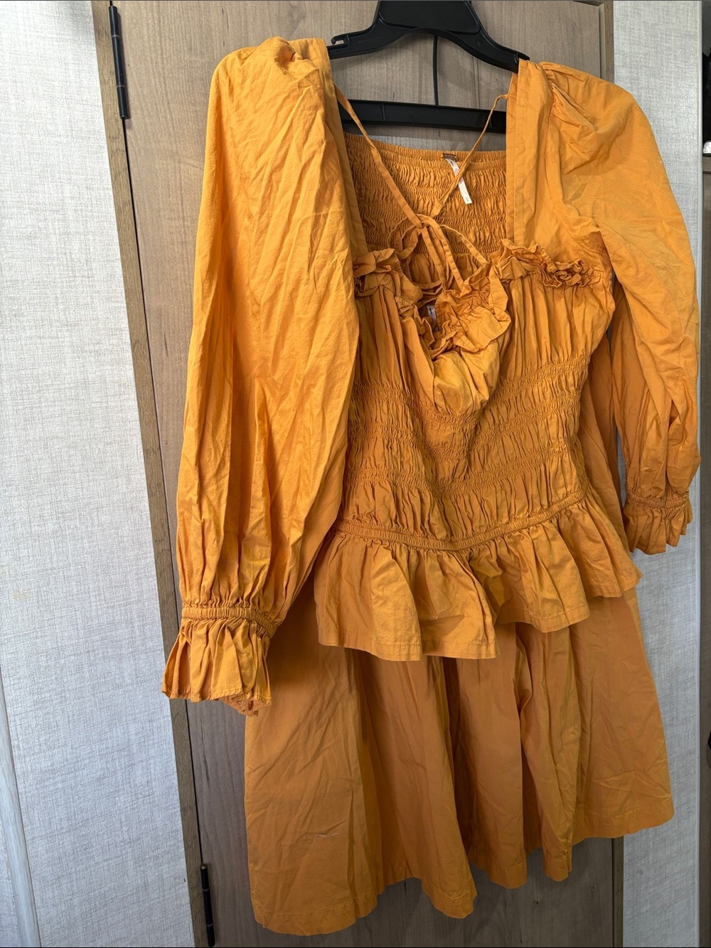 Free People Skirt Set- Orange